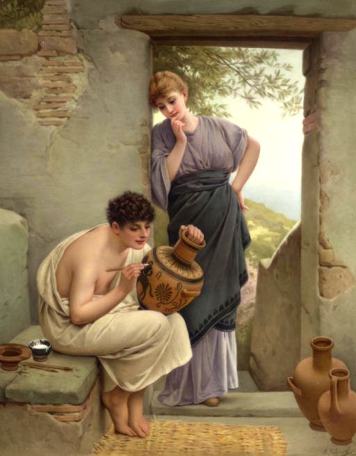 Kunst Bringt Gunst (Art Wins Heart) by Friedrich Paul Thumann